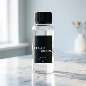 120ml Ocean Breeze Hotel Inspired Diffuser Essential Oil Luxury Five-Star Lobby Fragrance With Bergamot Lemon Jasmine Marine & Amber Notes For Home Aromatherapy Scent Diffuser Refill