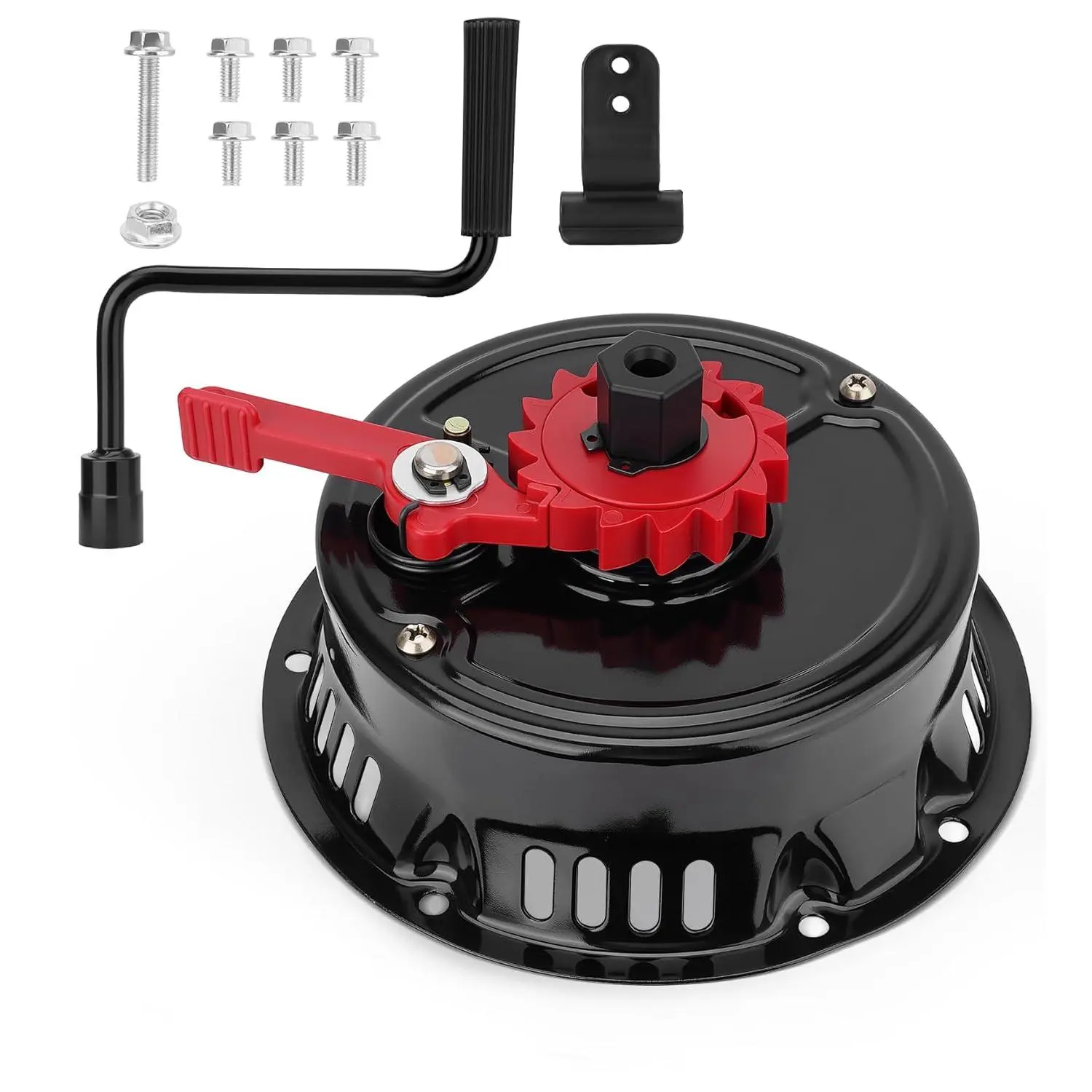 Easy Quick Fast Pull Start Recoil Starter Assembly Compatible with Predator 212,Coleman CT200U B200R 200cc Mini Bike and KT196 Go Kart,Crank Handle Start for Honda 6.5HP GX160 196 Hisun Engine-Iron