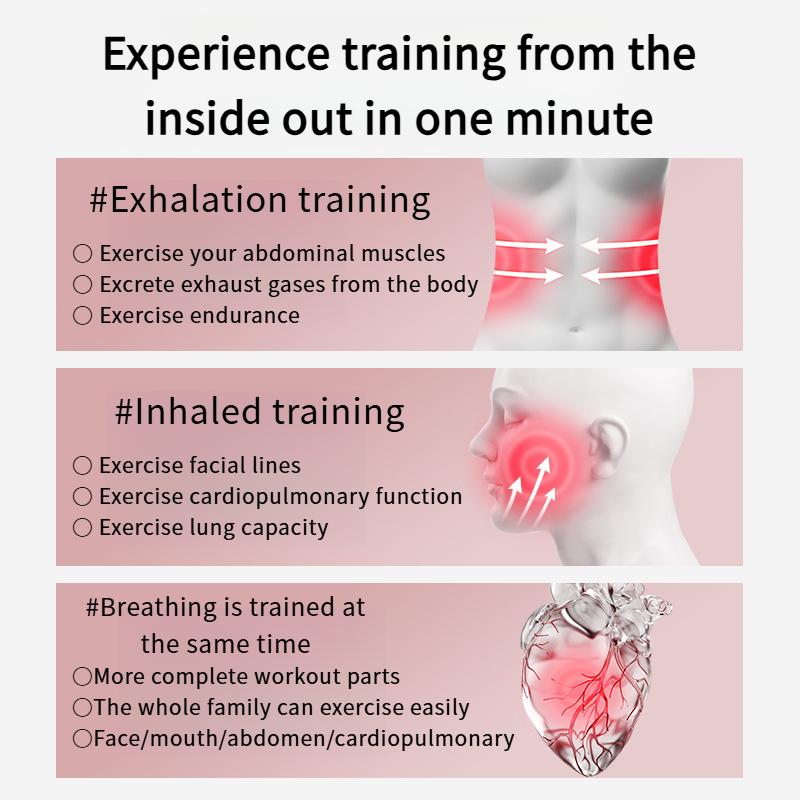 Breathing Dumbbells, Abdominal Breathing, Lung Capacity, Slimming Belly Breathing Trainer, Running Face, Men'S And Women'S Fitness Equipment