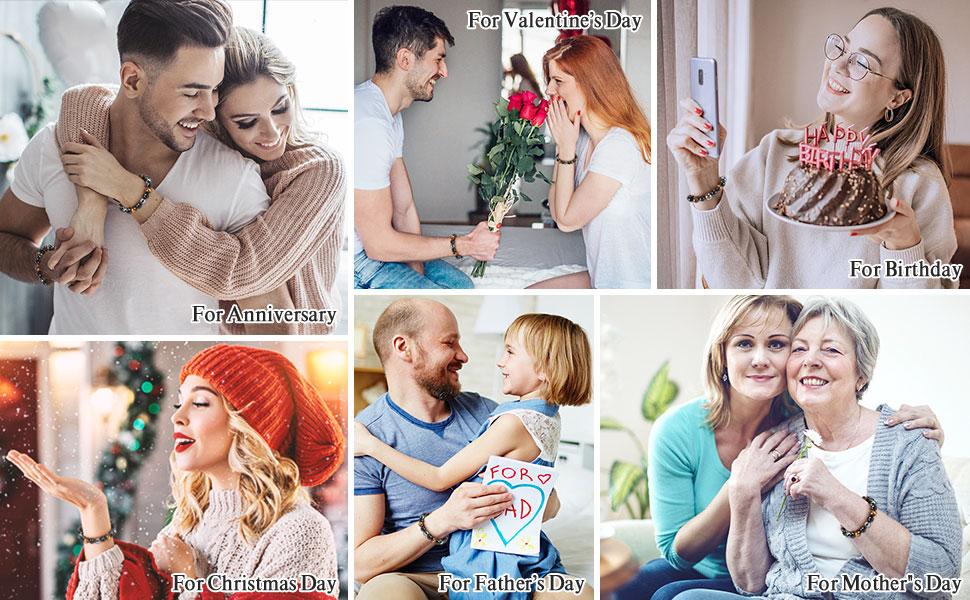 Triple Protection Bracelet, Tigers Eye - Black Obsidian and Hematite Beaded Bracelets for Men Women, Tourmaline Spiritual Natural Crystal Stone Luck Bracel Triple Protection Bracelet, Tigers Eye - Black Obsidian and Hematite Beaded Bracelets for Men Women, Tourmaline Spiritual Natural Crystal Stone Luck Bracel