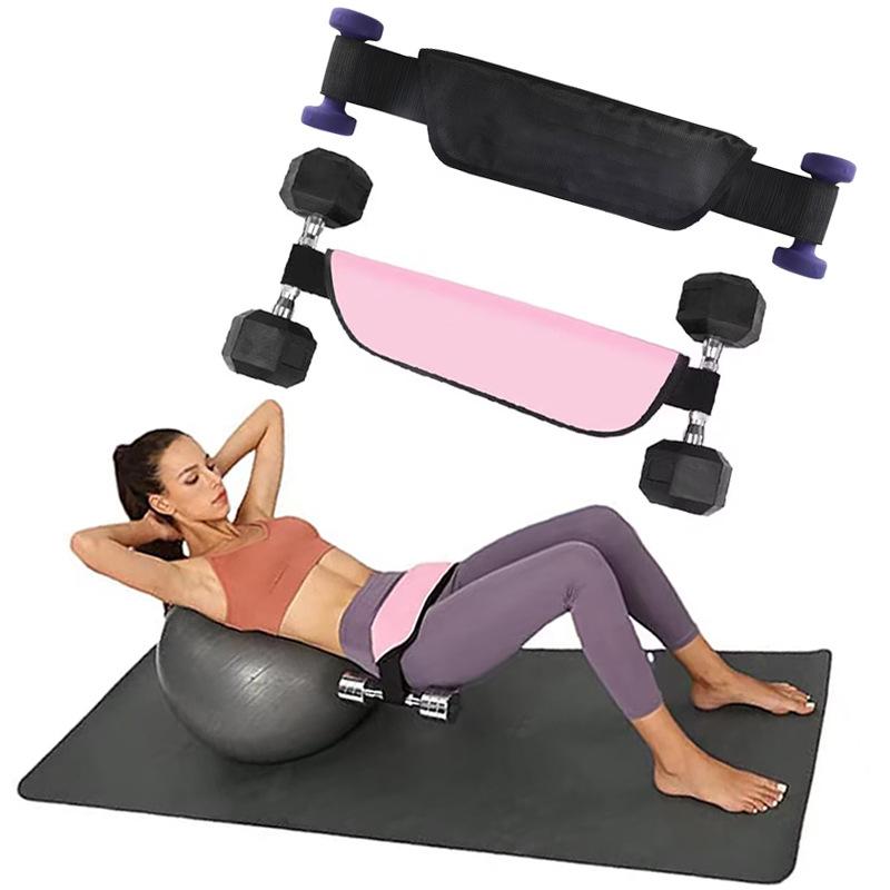 Hip Bridge Weight Belt Yoga Sports Dumbbells Waist Training Hip Bridge Weight Belt Hip Push Home Exercise Auxiliary Belt