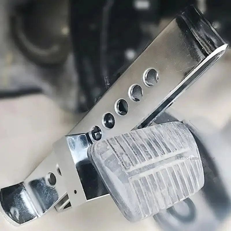 Car Clutch Lock Multi-Functional Steering Wheel Anti-Theft Lock Adjustable Retractable U-Shaped Lock, Brake Gas Pedal Lock XX18SimmerStone