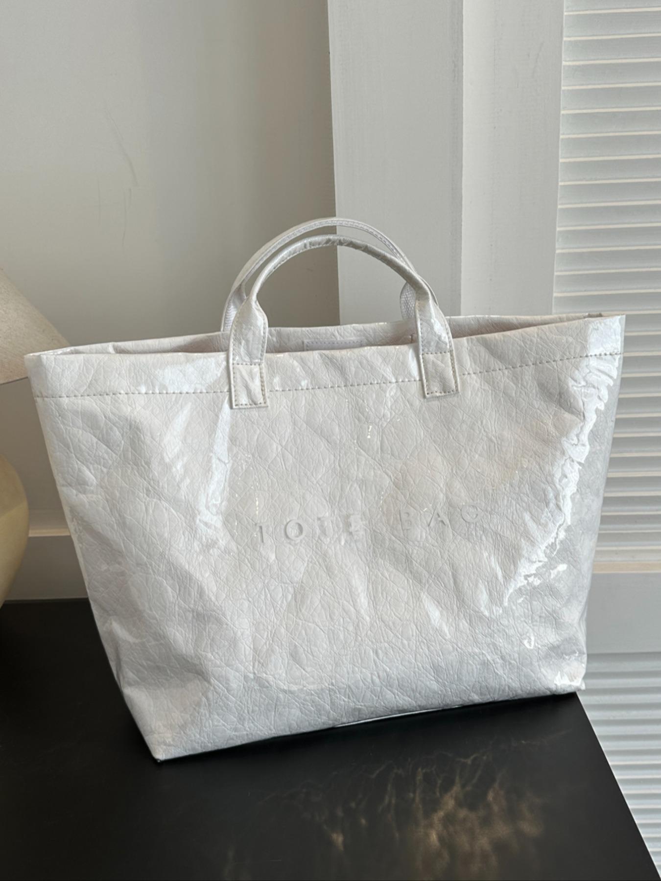 Large-Capacity Shopper Handbag for Women, Casual Versatile High-Quality Daily Commuting Tote Bag, Lightweight Fashionable Shopping Bag, Christmas Gift