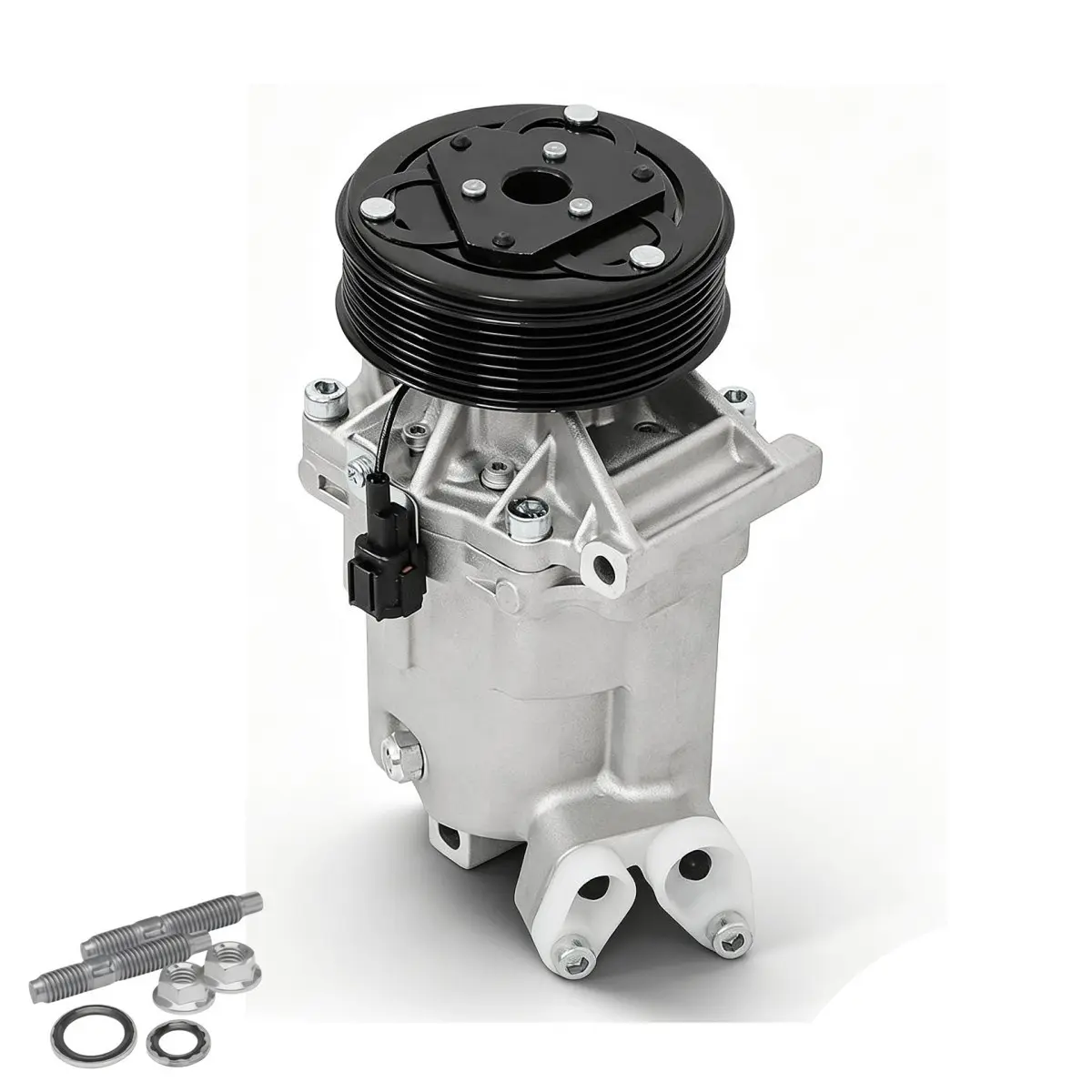 Aluminum A/C Compressor CO 11155C - Auto Climate Control Replacement Part for Nissan Tiida 2007-2015, Nissan Versa 2007-2012 1.8L