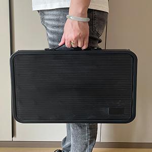 3 Levels Adjustable Folding Step Stool,Foldable RV Step Stool,Safer Metal Stepping Stool for Adults and Seniors,Sturdy and Stable,350 Ibs Capacity,for Bedroom,Kitchen,Office,SUV and More Use