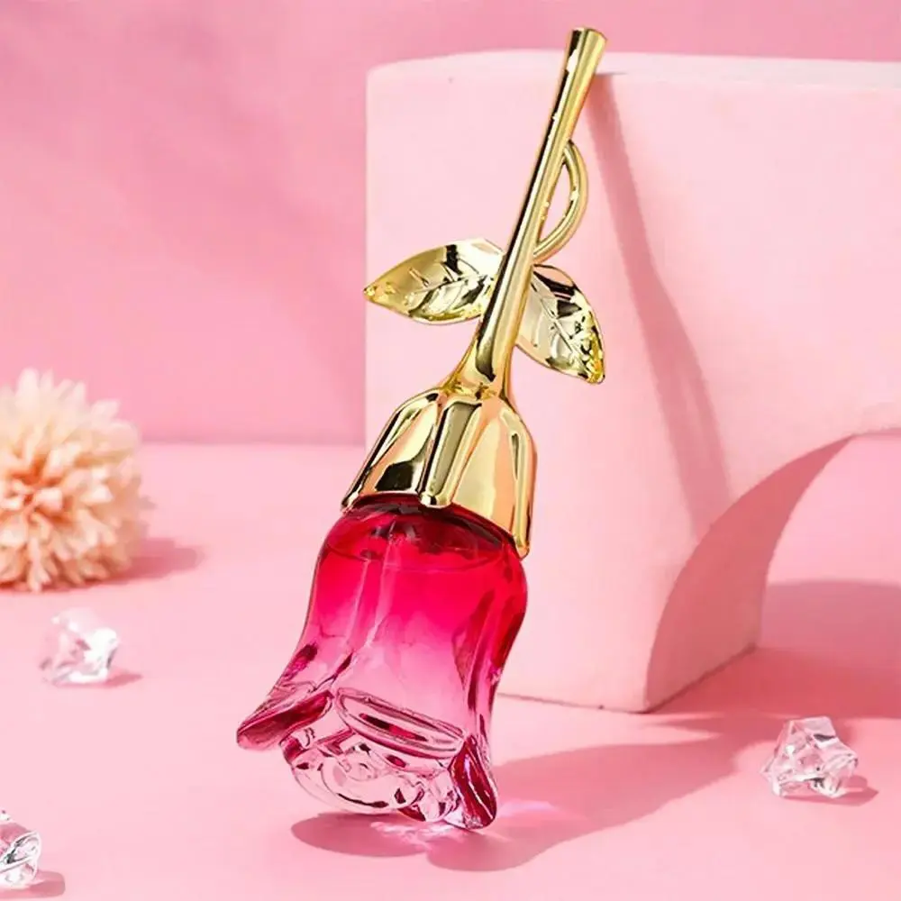 Women's Rose Pattern Perfume, Floral Rose Scent, Delightful Fragrance, Elegant Floral Fragrance for Daily Wear & Parties, Floral Eau de Parfum #GLOBAL PICKS