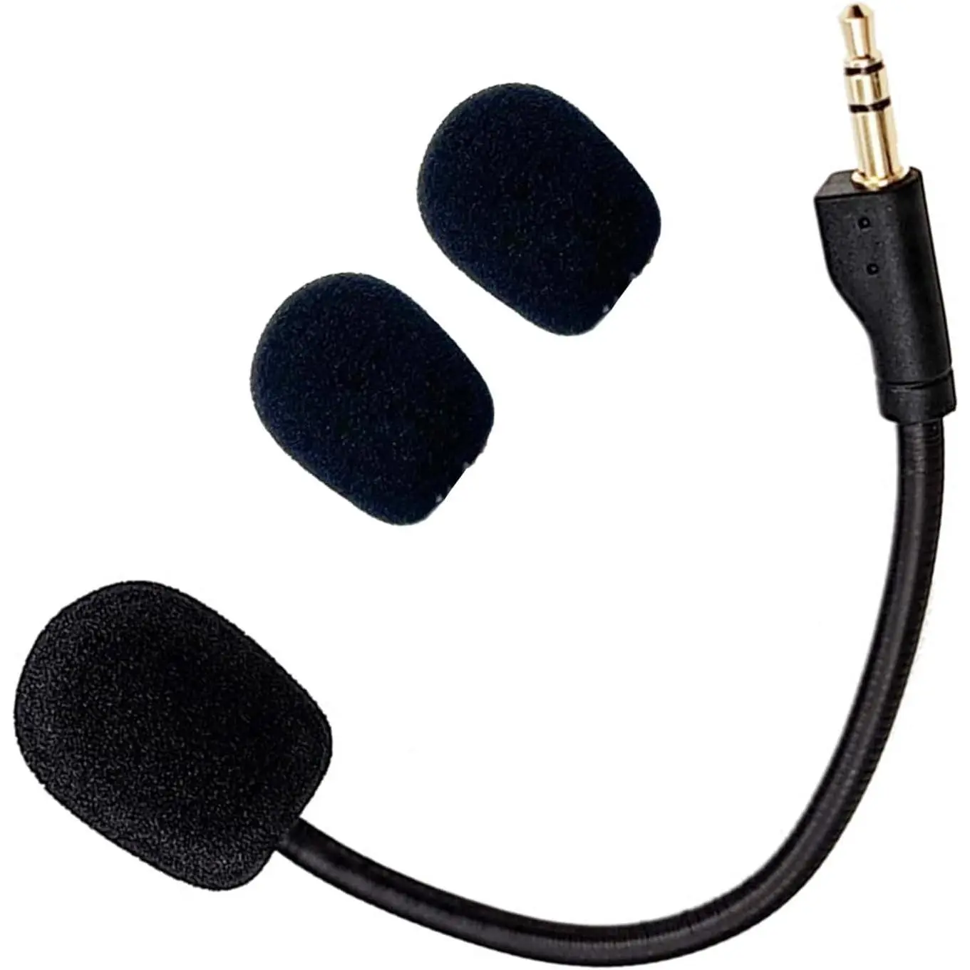 Mic Compatible with  PRO X2, G PRO X  and G Pro Wired Gaming Headsets, Detachable Noise Cancelling -Clear  Microphone with 2 count  Cover