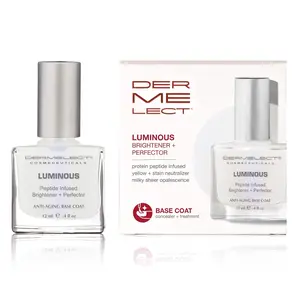 Nail Brightening Treatment Dual Action Luminous Brightener for Visibly Damaged Nails Anti-Aging Formula Strengthens & Nourishes 0.4 oz