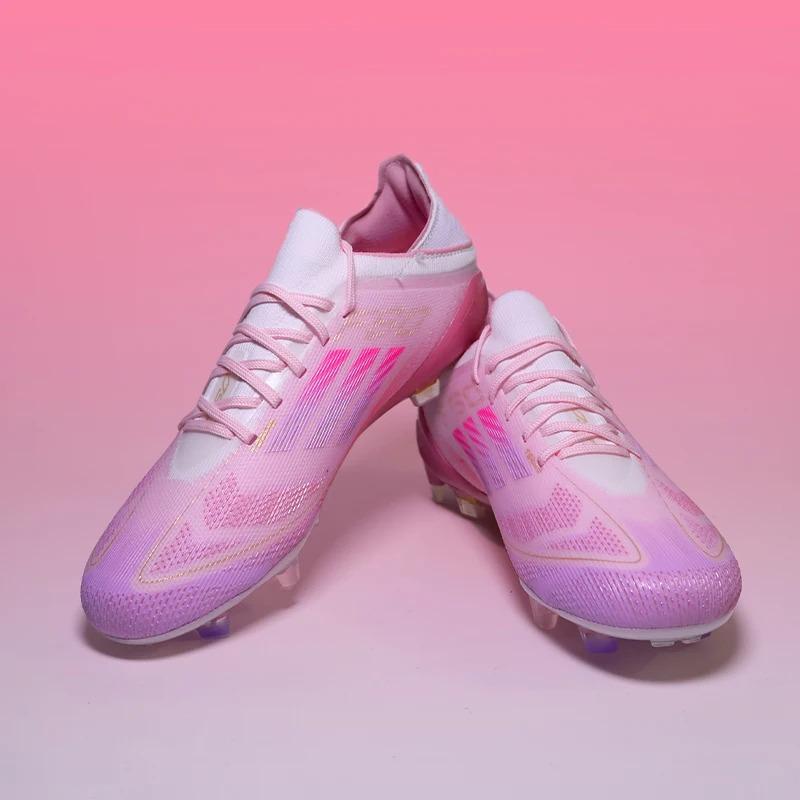 Professional F50 Soccer Cleats – FG/TF Studded Football Boots for Men Women, Durable Comfortable Shoes for Grass Training & Competition