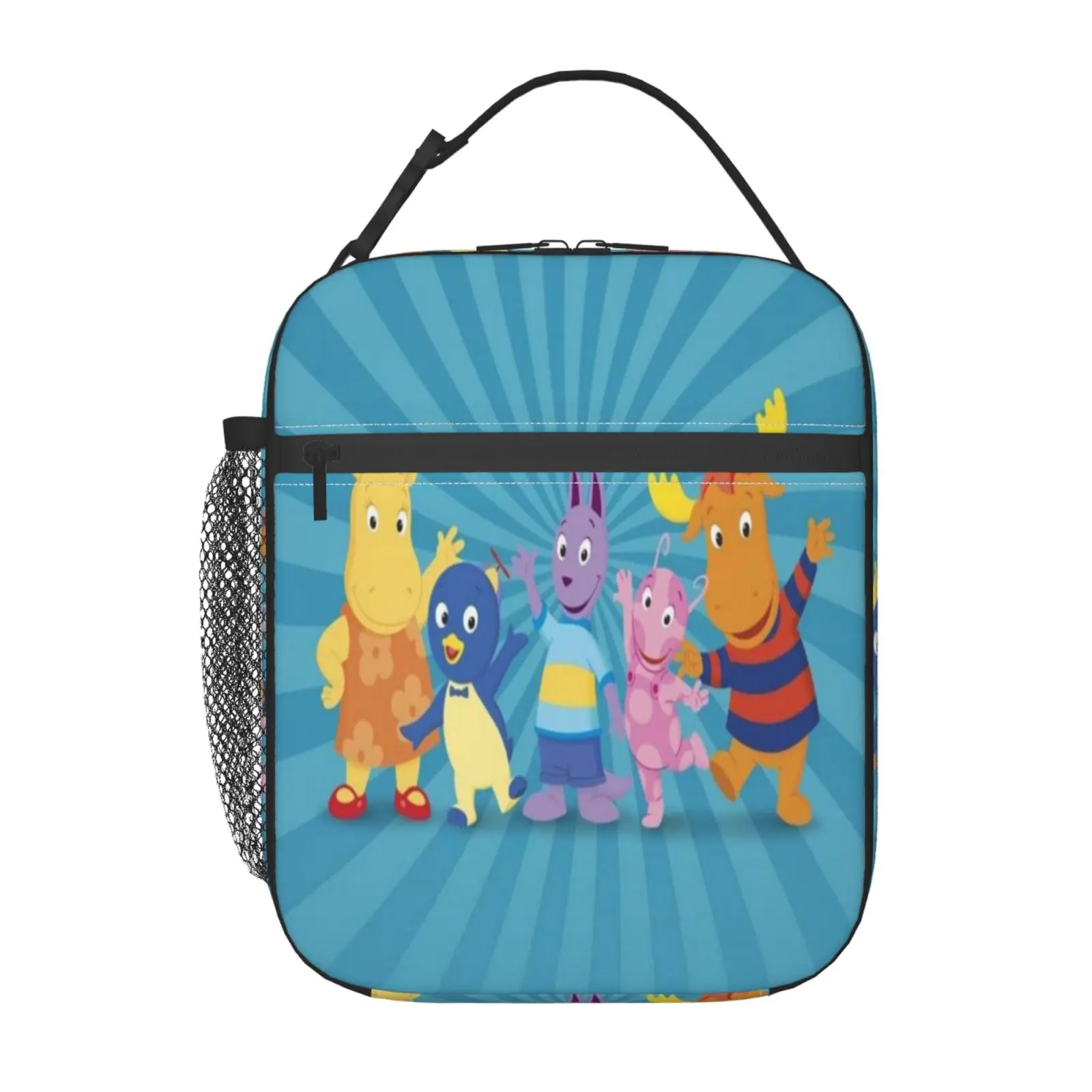 Anime backyardigans3 Lunch Box, Cartoon Print Lunch Bag,Insulated Handbag For Work, School, Travel and Picnics, Kids Reusable Portable Hot Cold Bag for Home Office, Unisex Non Food Contacy, Perfect Gift