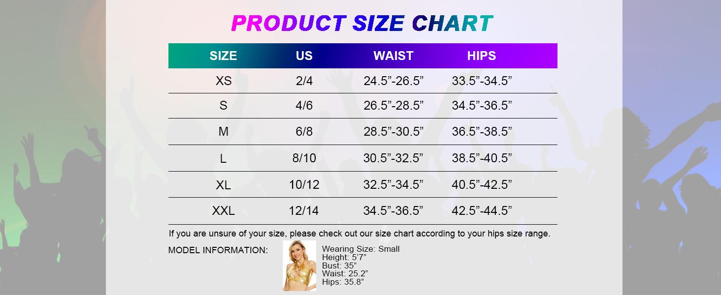 Women's Metallic Booty Shorts Shiny High Waisted Rave Bottoms for Dance Festival