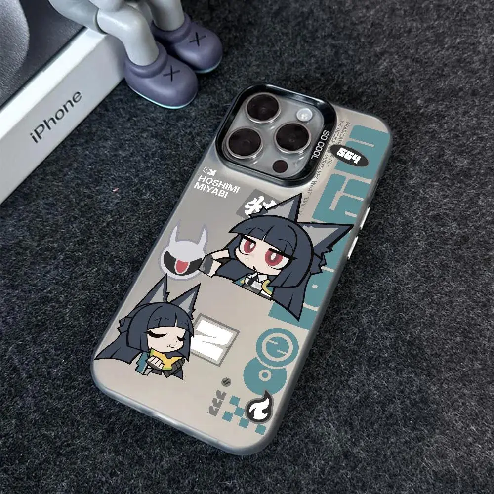 Zenless Zone Zero Miyabi Hoshimi Phone Case for iPhone 17 16 15 14 13 12 11 Pro Max Air  Anti Fall Matte