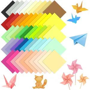 200 Sheets 50 Colors Origami Paper,6x6 inch,Double Sided Colors Paper for Arts and Crafts Projects