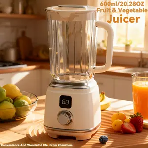 600ML portable electric juicer built with food-safe PC material, 10 sharp 304 stainless steel blades and reliable full copper motor.It has LED indicator and USB charging port.Ideal for fruit juice, vegetable juice, smoothies and milkshakes for picnics,