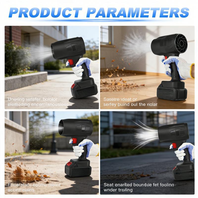 21V High-Power Cordless Handheld Blower with Battery, Lightweight Design, Powerful Airflow, Suitable for Yard, Lawn Care, Snow Removal, and Dust Removal in Various Scenarios