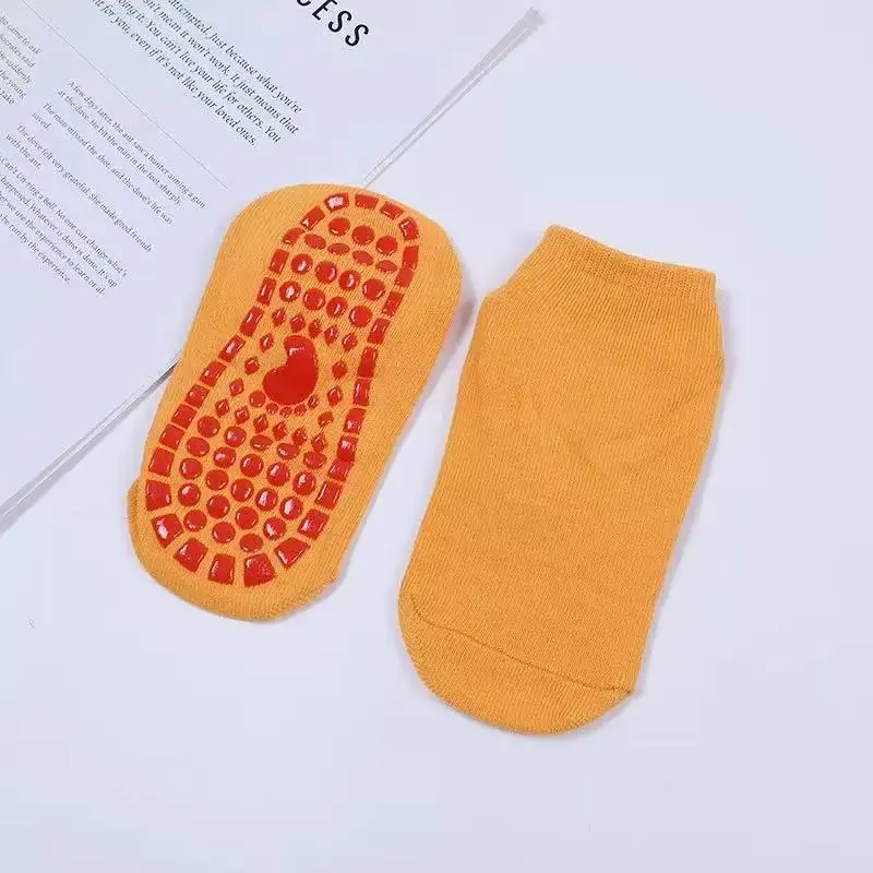 Unisex 5-Pair Athletic Yoga Socks - Breathable Colorful Polyester, Non-Slip Grips, Short Length, Ankle Cut for Adults, Dance, Trampoline