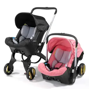 (No Base)Baby Stroller, Foldable Newborn Stroller, Equipped with Five Point Seat Belt and A Chest Clip, Can be Pushed in Both Directions, with Shock-absorbing Wheels, Suitable for Traveling#Summervibes