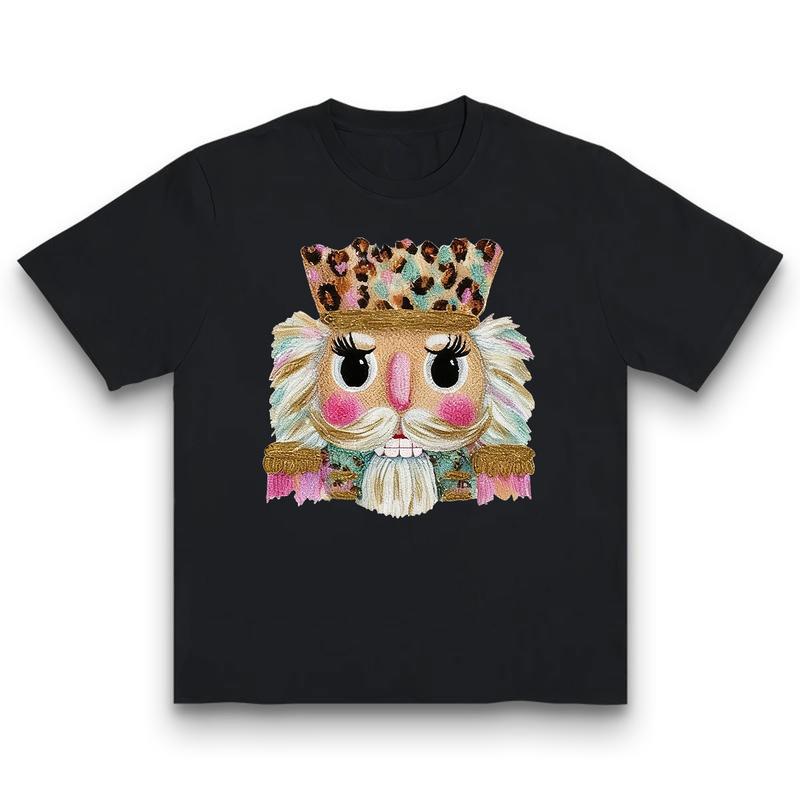 Glamorous Nutcracker T-Shirt 'NLB' Made In USA For Women For Men [180G/230G 100% cotton short-sleeve/hoodie, soft and comfortable]