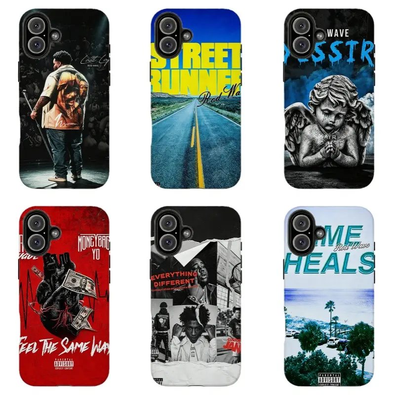 Rod Wave Rapper Print Phone Case,For iPhone 11 12 13 14 15 16 17 promax for Samsung S26 S25 S24 S23 S22 S21 phone Cases,Gifts For Fans Men Women,phone cases