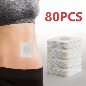 80-Piece Navel Patches Set, Gentle Formula, Ideal Christmas Gift, Daily Use, Comfortable and Safe, Perfect for All Ages