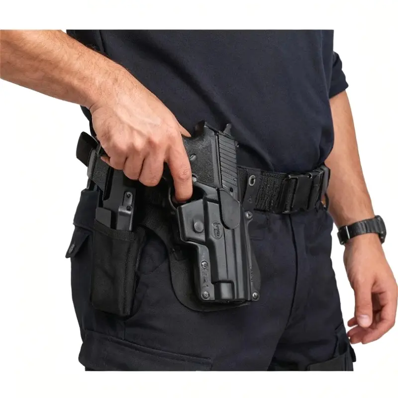 Black Tactical Holster SG21 Holster - Right Hand Type, Quick Draw, Quick Release Holster, Light and Easy to Portable, Suitable for P220/ P226/ P227/ P228/ P245/ P225