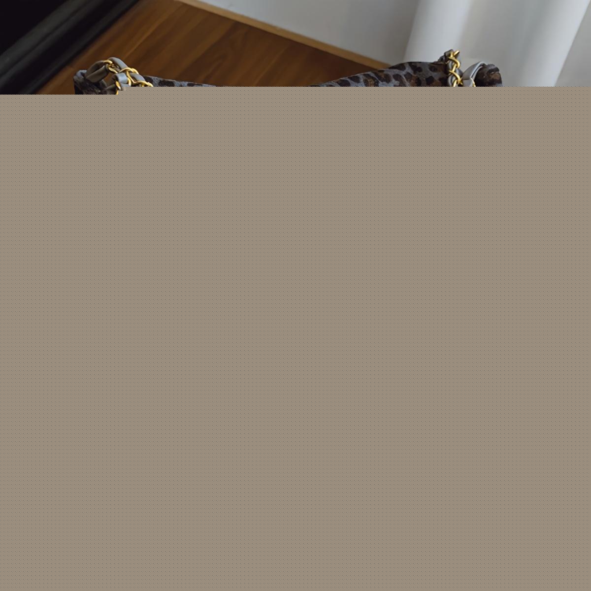 Women's Faux Suede Leopard Print Tote Bag, Large Capacity Chain Shoulder Bag with Phone Pouch, Coin Purse & Cosmetic Bag for Daily Commute