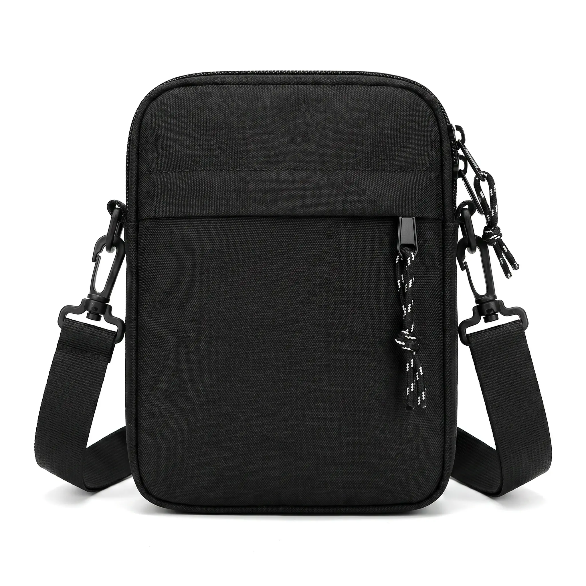Men Casual Crossbody  Ultra Light Mini Sling For Phone Daily Travel Compact Shoulder  Lightweight Polyester Solid Stitching Everyday Essential