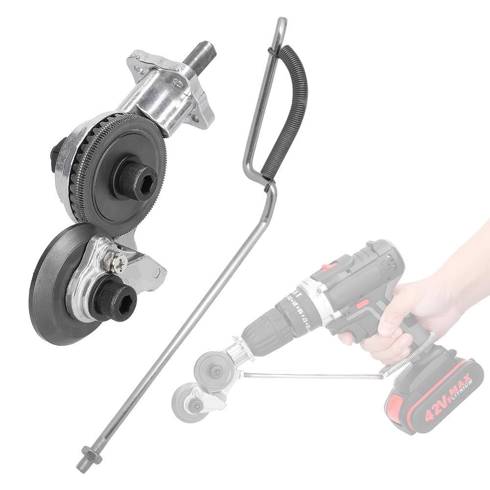 Multifunctional Electric Drill Plate Cutter, Multipurpose Sheet Cutter, High Speed Rotor Electric Nibbler for Cutting, Cordless Cutting Machine, Power Tool Accessories, Hardware