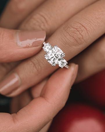 Fansilver synthetic Moissanite Earrings,1.0ct-2.0ct D Color Brilliant Round Cut Lab Earrings Dangle Earrings synthetic Moissanite Leverback Drop Earrings