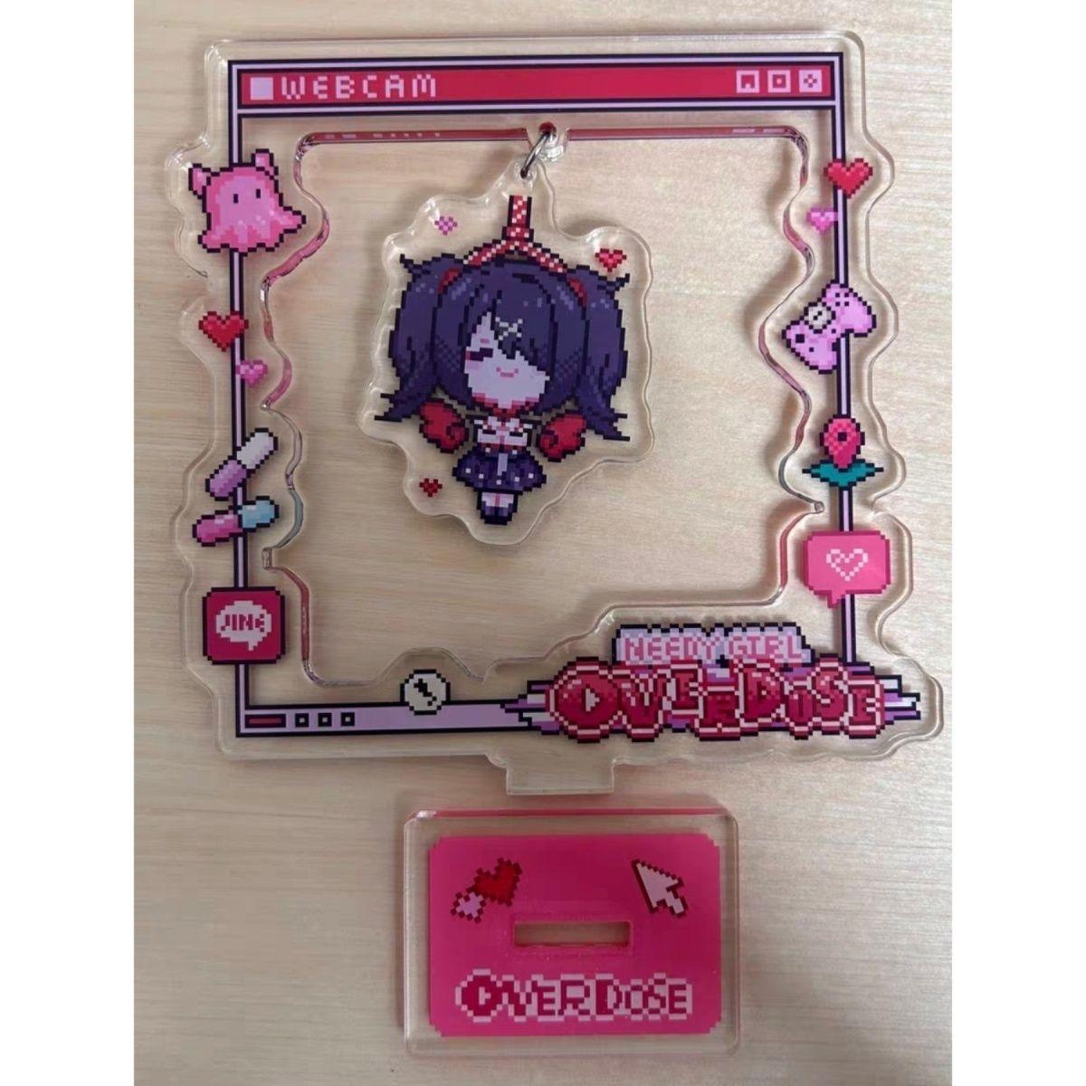 Acrylic Stand Sign Needy Girl Overdose Cartoon Desktop Swing Ornaments Decorate Student Anchor Model Toys Figure Birthday Gift