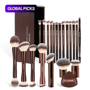 MAANGE Makeup Brush & Puff Set with Storage Box, 20pcs Makeup Brushes, 1 Puff & 1 Brush Storage Case, Professional Makeup Brush Kit for Women, Makeup Brush Kit, Makeup Tool #TOP PICKS