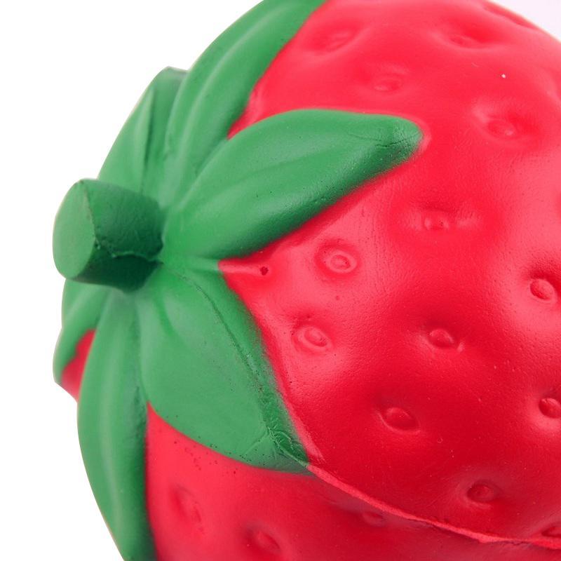 Super Jumbo Strawberry Squishy Slow Rising Antistress for Adults Anti-Anxiety Fidget Toy Kid Grownups Squeeze with Non-Toxic Toy