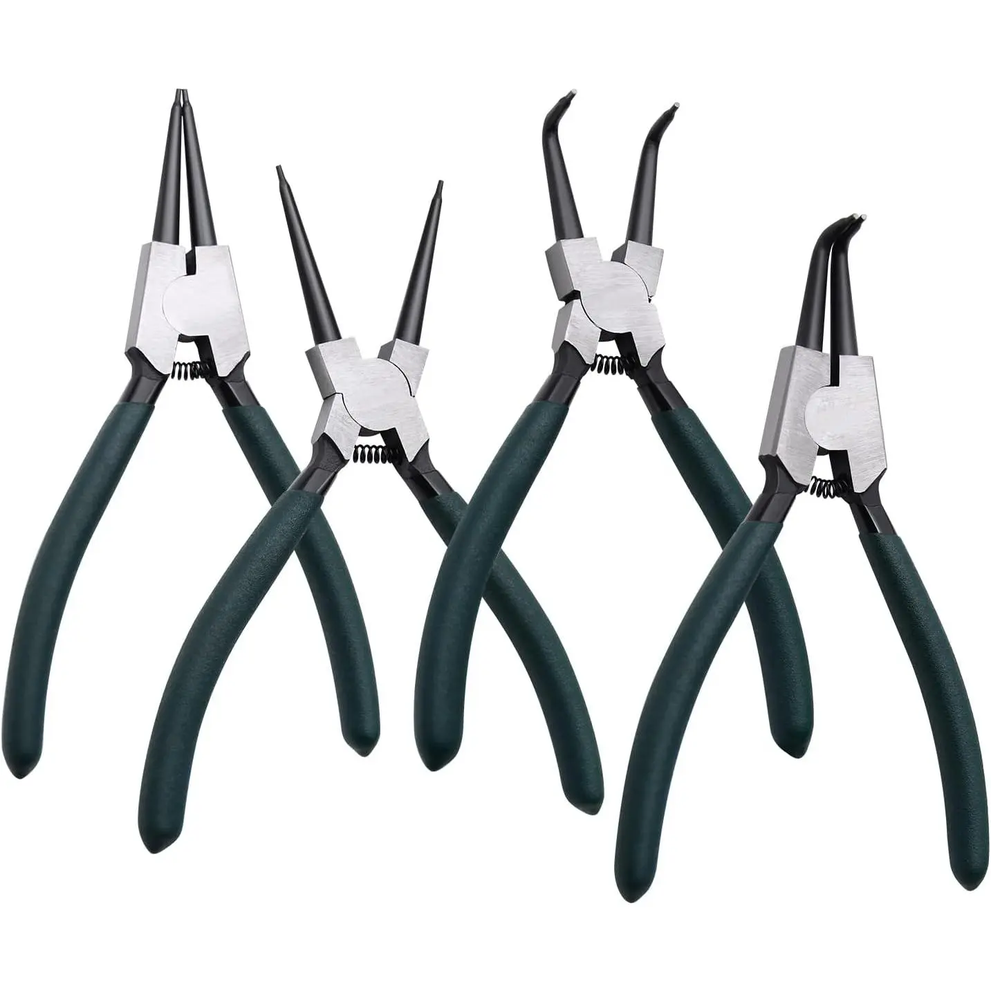 4pcs 7in Snap Ring Pliers, 5/64in Tips| for Ring Remover Retaining and Remove, Gaskets