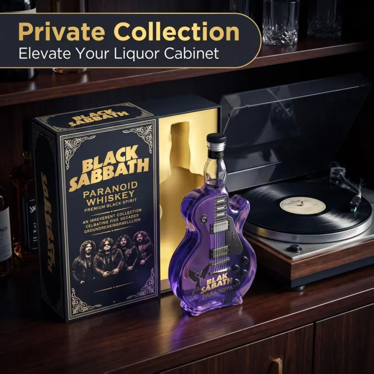 Guitar Shape Unique Wine Bottle, Choose From 3 Colors, Perfect Gift and Collectible, Ideal for Music Lovers and Enthusiasts