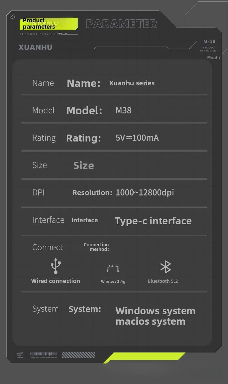 Cocoon breaking mouse hollowed out mechanical E-sports game wireless the third mock examination lightweight high beauty Wireless Gaming Mouse – RGB Programmable Mouse with Macro & Rapid Fire for PC, Laptop, Mac, and gaming keyboards