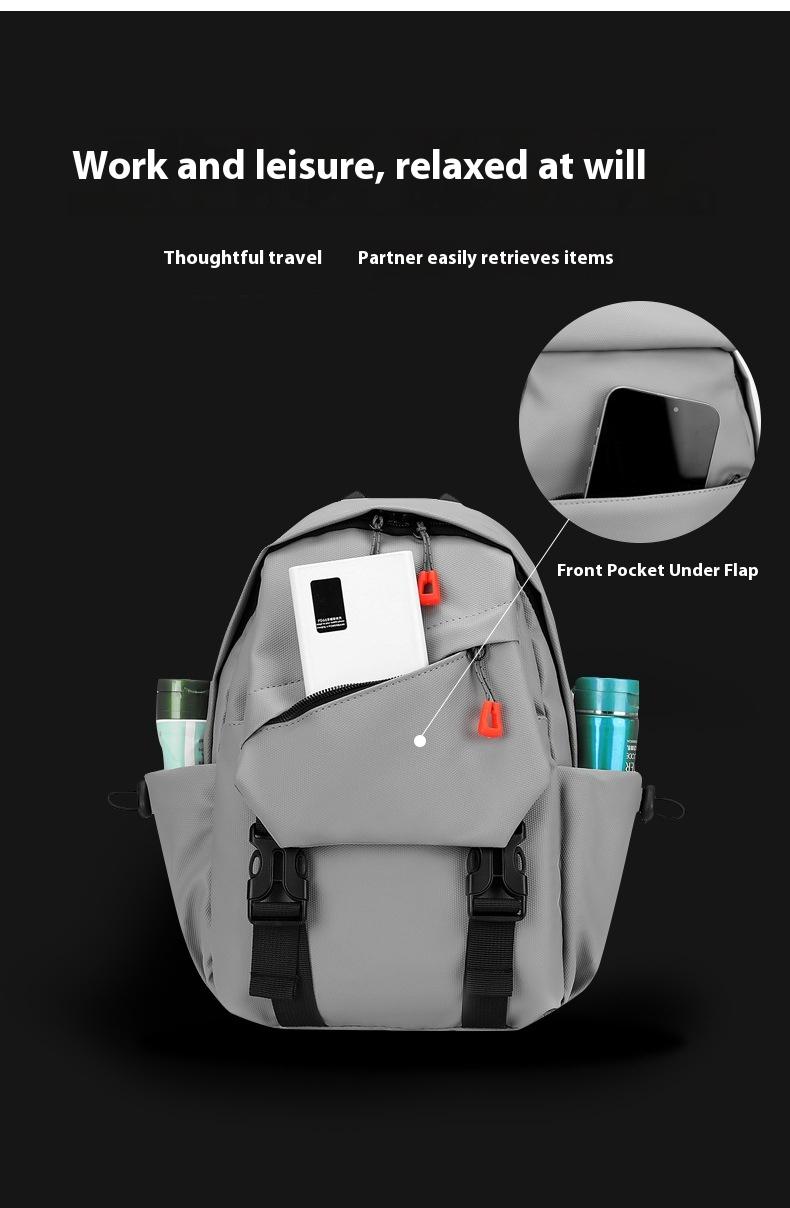 BIGWIG Durable Men's Chest Bag, Trendy Crossbody Sling Pack for Travel and Hiking, Small Multi-Functional Shoulder Backpack for Boys, Casual Fashion Daypack for Daily Use SpringStatements