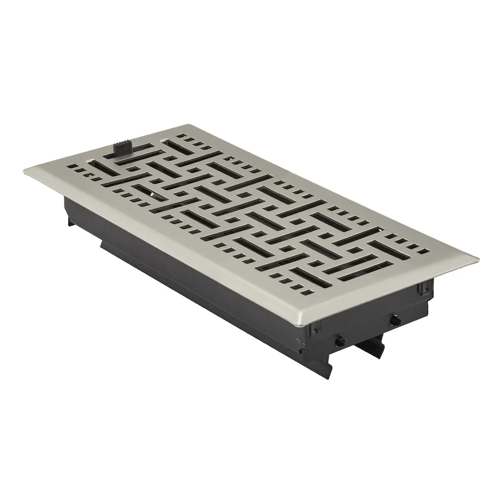 4 X 10 Inch Floor Registers, 265 lbs / 120 kg Load Capacity, Easily Adjustable Rust-Proof Air Vents Deflector with Metal Damper, Installation Is A Breeze