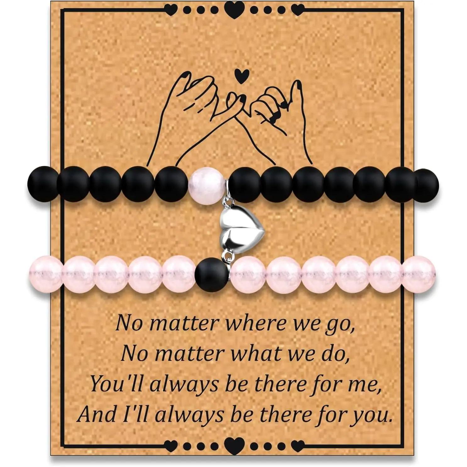 Couple Gifts Matching Bracelets For Couples Long Distance  Bracelets | Girlfriend Boyfriend  Girlfriends Day Gifts Relationship Bracelets For  Bf Gf Wife Husband