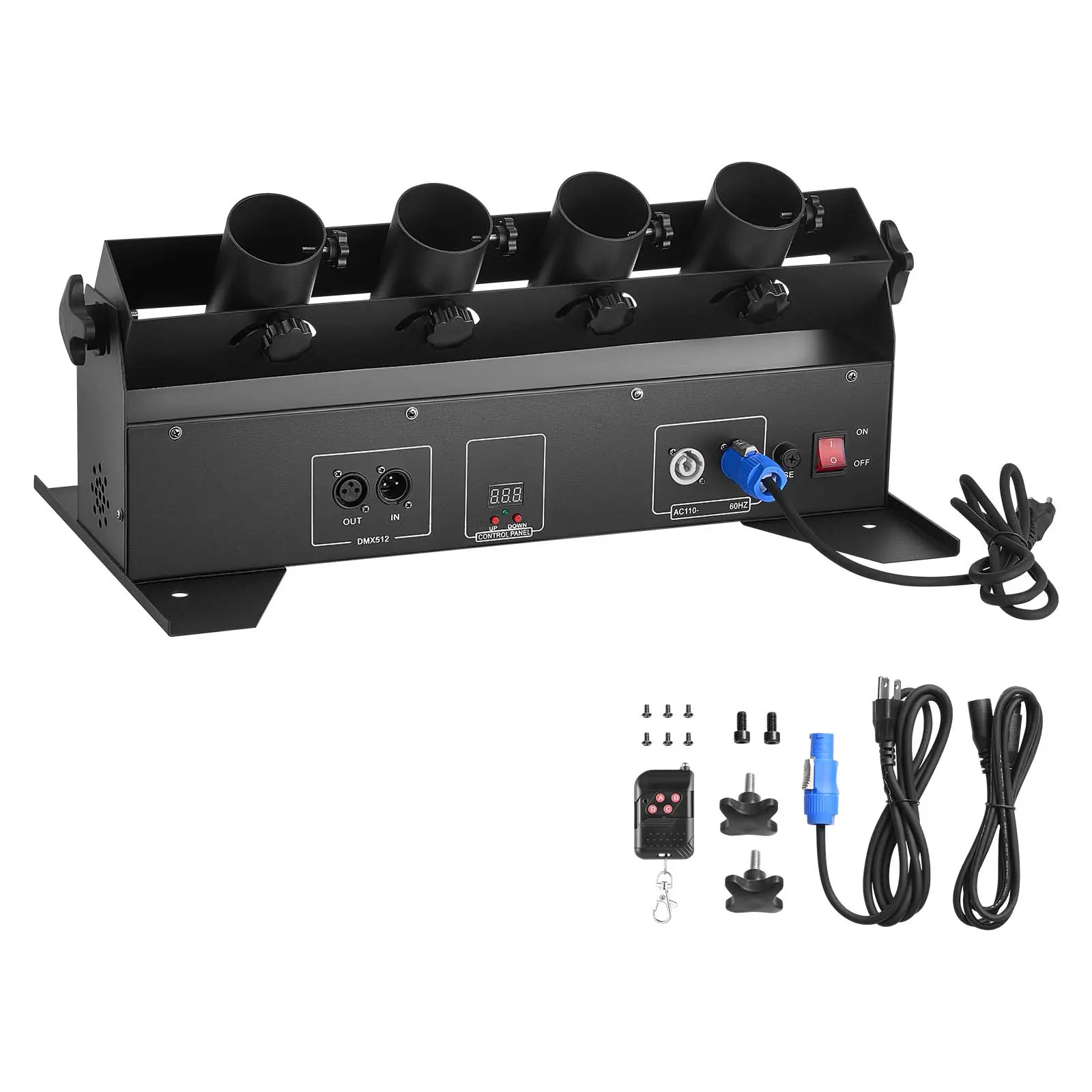 Electric Confetti Cannon Machine, 150W Power, Q235 Steel with Black Powder Coating Construction, Three Control Modes