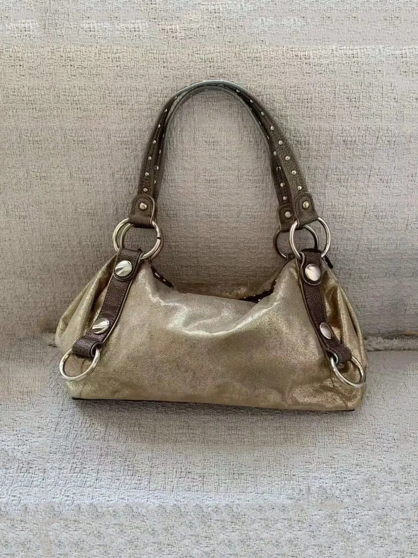 French Vintage Underarm Bag for Women, 2026 New High-End Unique Pillow Bag, Fashion Versatile Commute Shoulder Bag, All Seasons PU Material, Crossbody Shoulder Handbag
