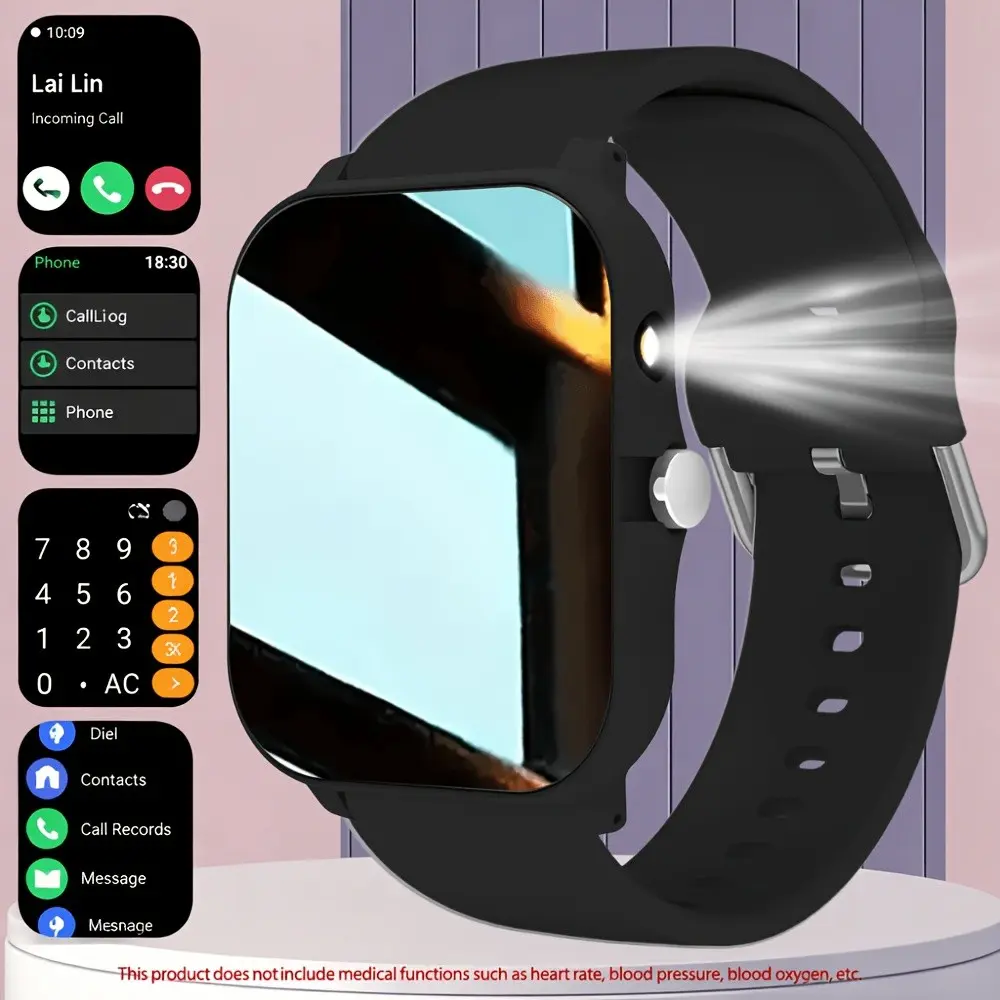 New Smart Watch for Men and Women, Smartwatch For Android, Wireless Call/sms, Multiple Sports Modes, Remote Camera Control, Fitness Tracker, USB Charging, Android, Modern Style