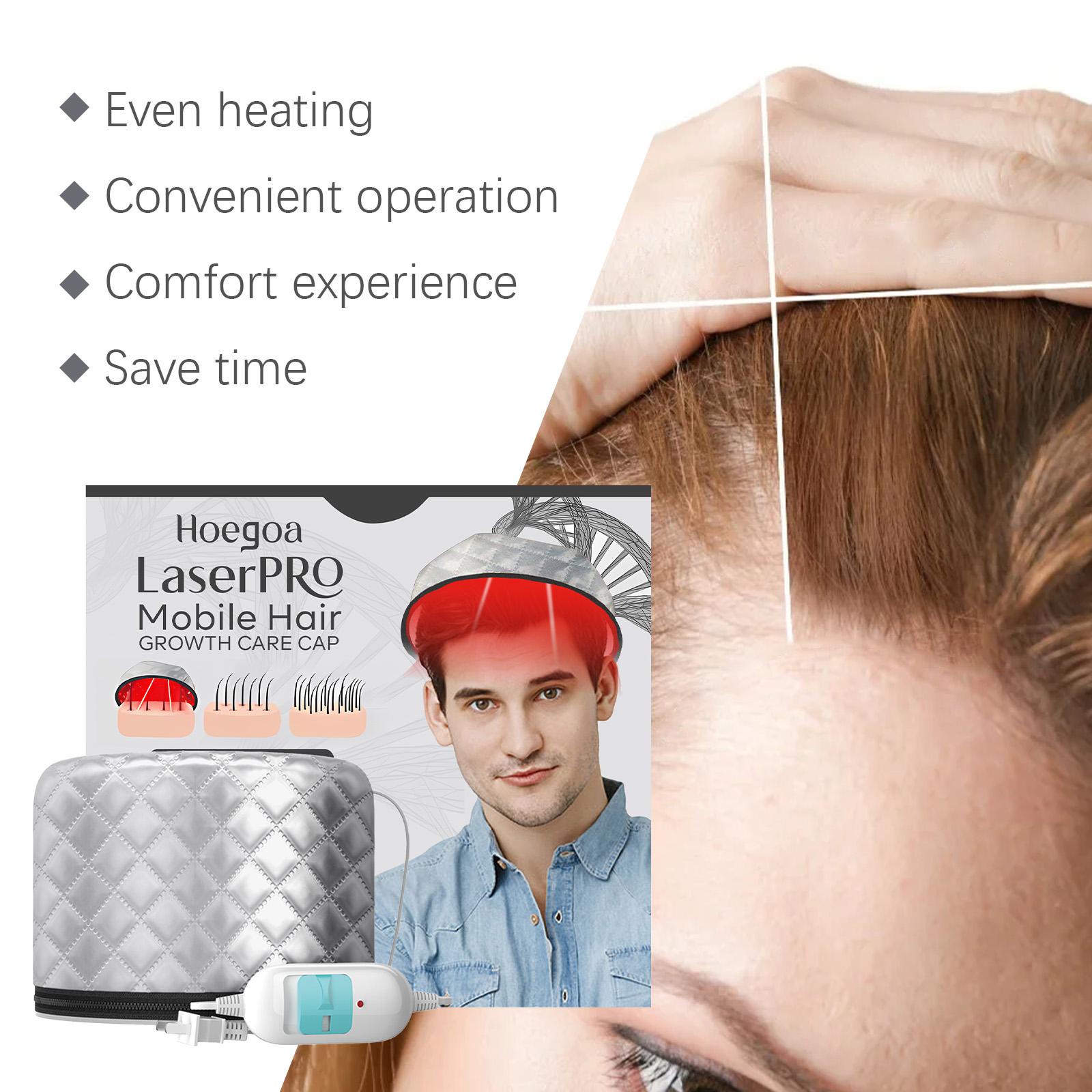 Hoegoa Hair Care Cap Volumizing Hair Nourishing Gentle Maintenance Smooth Shiny Hair Care Cap