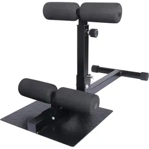 Sissy Squat Machine Adjustable Height, Protective  Thick Steel Fitness  Gym