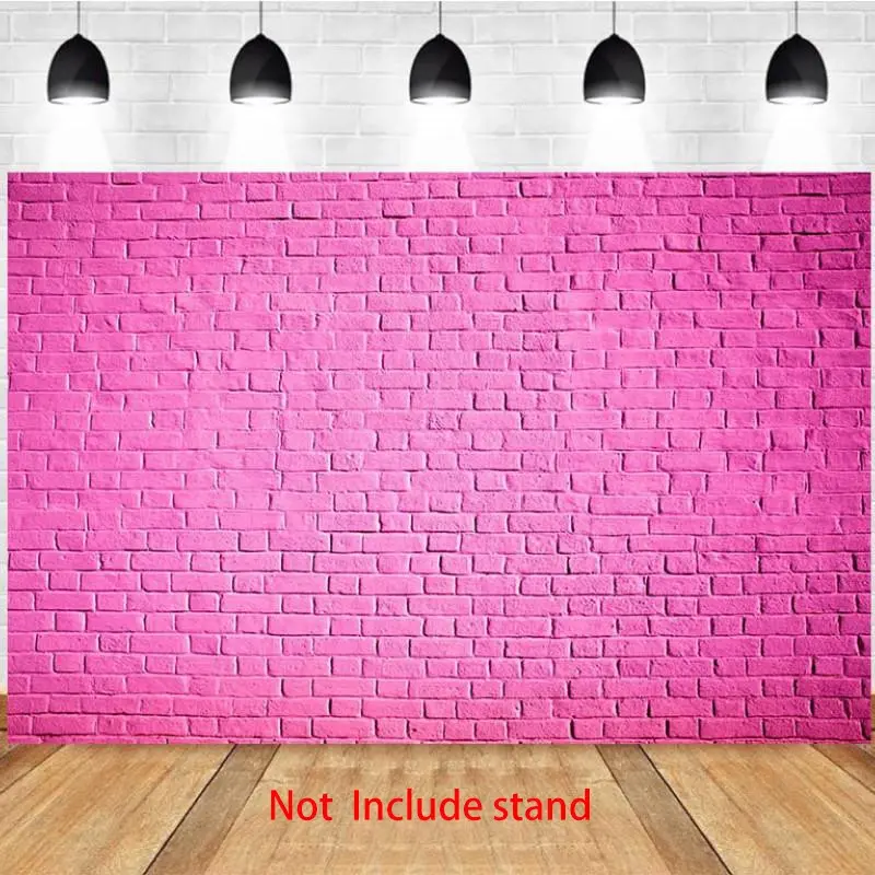 Photography Background Pink Brick Wall Minimalist Style Retro Vintage Personal Portrait Photo Studio Backdrop