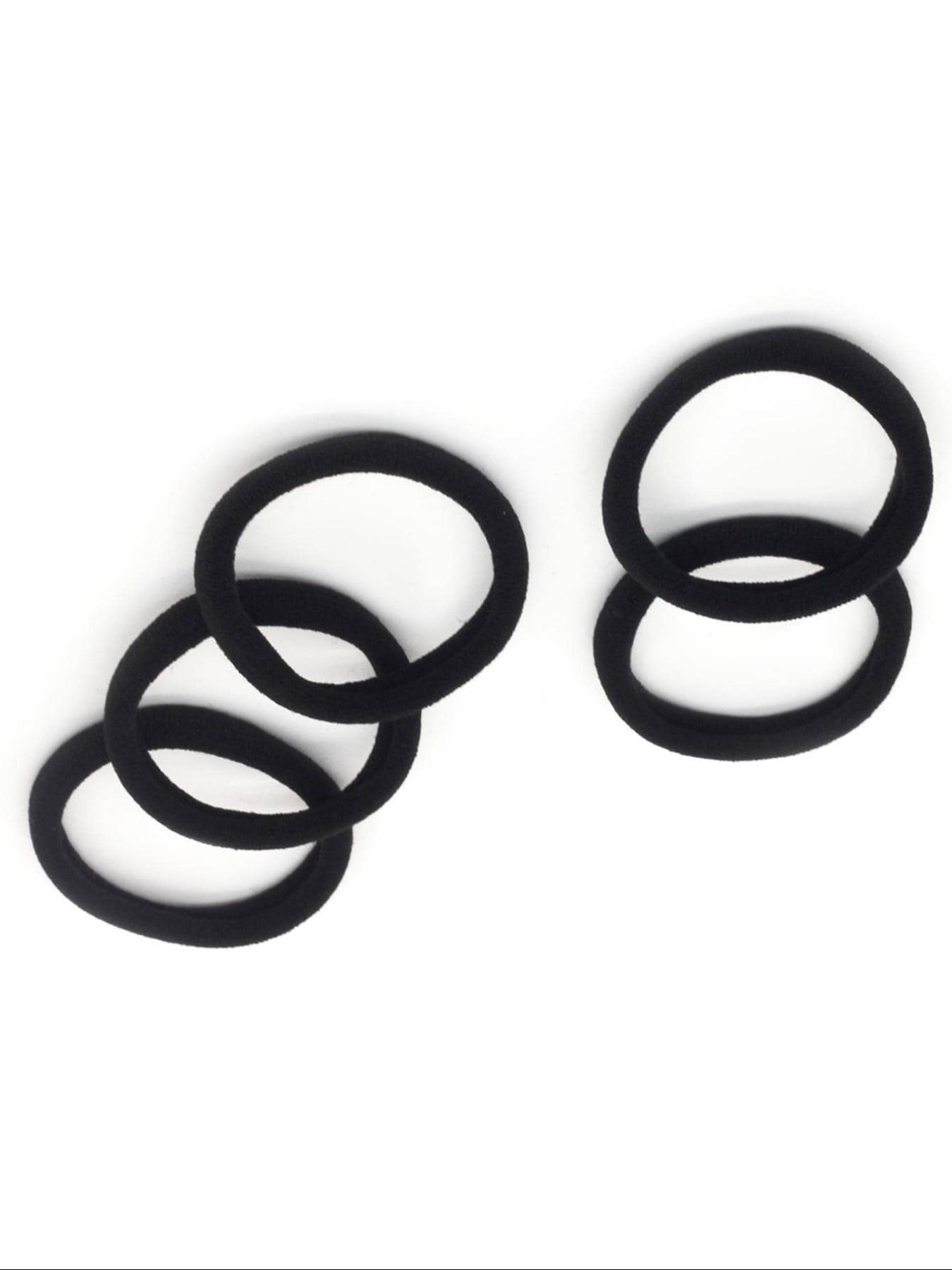 Sweet Plain Colorponytail Holder, 50pcs/set High Elastic Hair Tie, Casual Versatile Hair Accessories for Women and Girls Elastic Tie Band