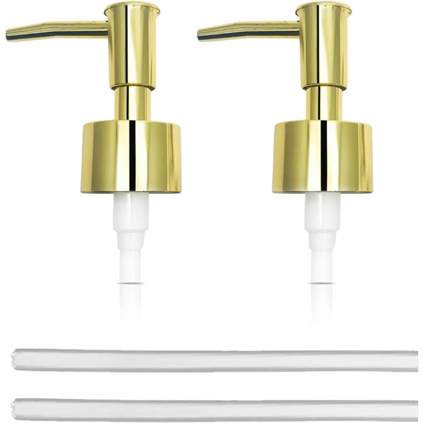 2Pack Pumps Lotion Soap Dispenser  Pump for Your Liquid Soap, Lotion or Dish Soap Refill Dispenser Kitchen Bathroom Worktop Bottles ()