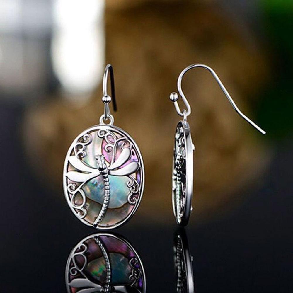 Wish new arrivals: stylish and unique eden-inspired rainbow dragonfly ear hooks