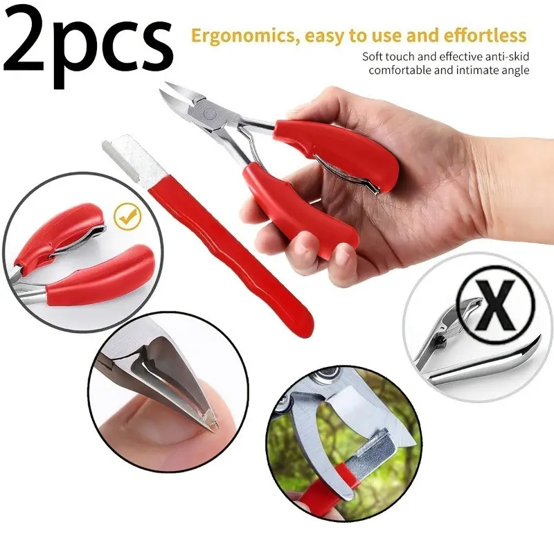 2pcs Manual Knife Sharpener Set, Nail Clipper & Toe Cutter, Home Garden Tool, Scissor Sharpening Stone, Kitchen Small Tools