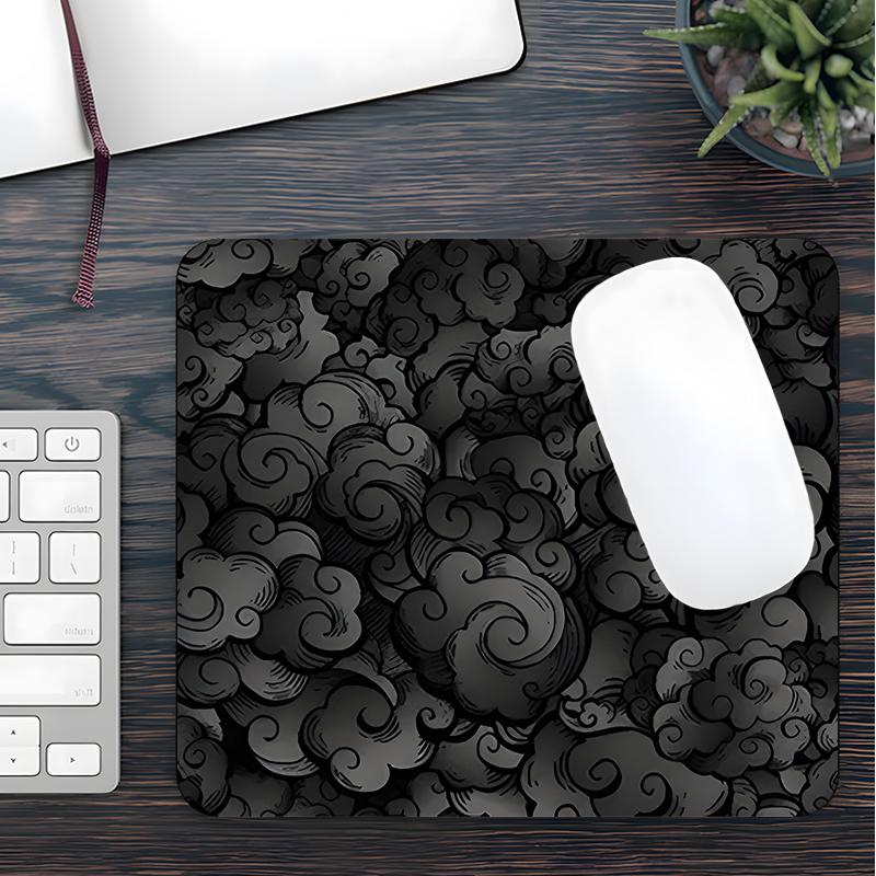 Cloud Pattern Mouse Pad, Rectangle Gaming Mouse Pad, Non-slip Rubber Base Desk Keyboard Mat for Home Office Game Room Desk, Gaming Desk Accessory