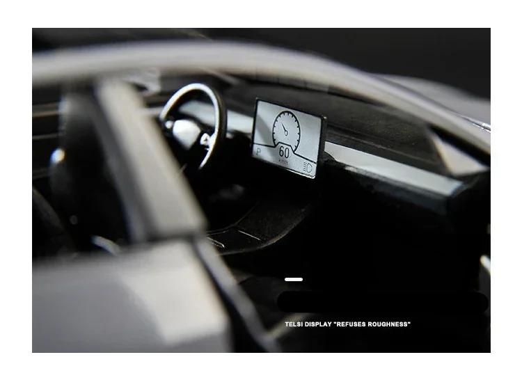1:24 Tesla Model 3 Model Y Alloy Car Model Diecast Metal Toy Vehicles Car Model Simulation Sound and Light Collection Kids Gifts